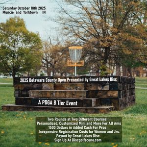 2025 Delaware County Open Presented by Great Lakes Disc