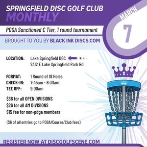 Springfield DGC March Monthly (Lake Springfield)
