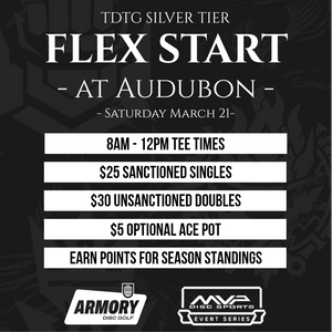 TDTG Flex at Audubon Park (SILVER) Sponsored by MVP Disc Sports