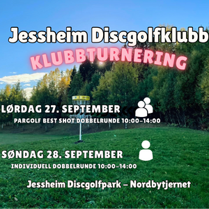 Jessheim klubbmesterskap - Pargolf best shot dobbelrunde (KUN Klubbmedlemmer)