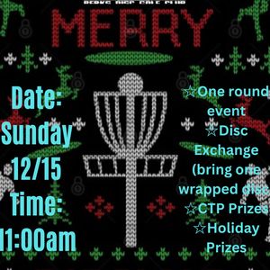 Berks Disc Golf Club Merry DiscMas