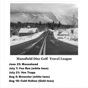 Mansfield Travel League  - Brewster white tees