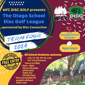 School Disc Golf League Term 4 2024